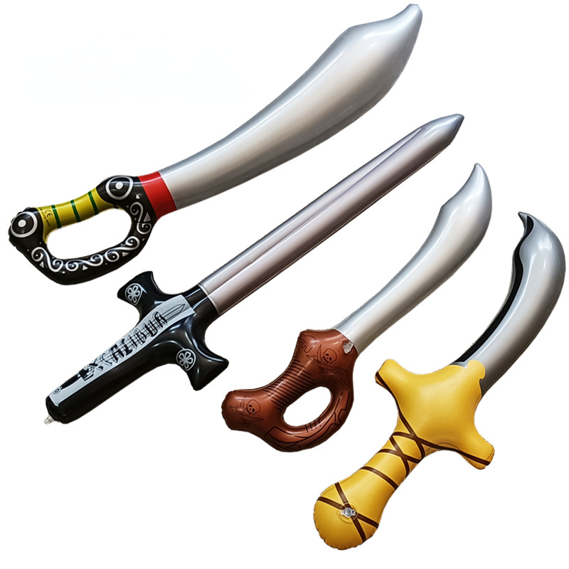 Cosplay Prop Knife - Espadas pirata inflável, brinquedo de Halloween,