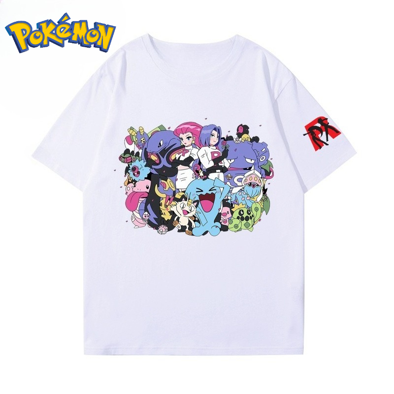 Pokeball Cosplay Prop - Camiseta Estampada Pokémon Team Rocket &