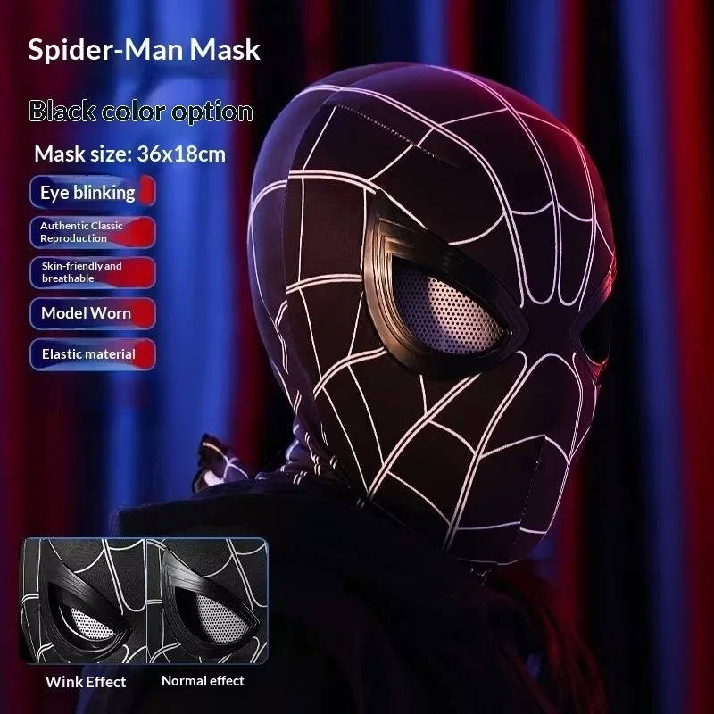 Máscara do Homem-Aranha com Ol - Cosplay Prop Display avaliação e preço