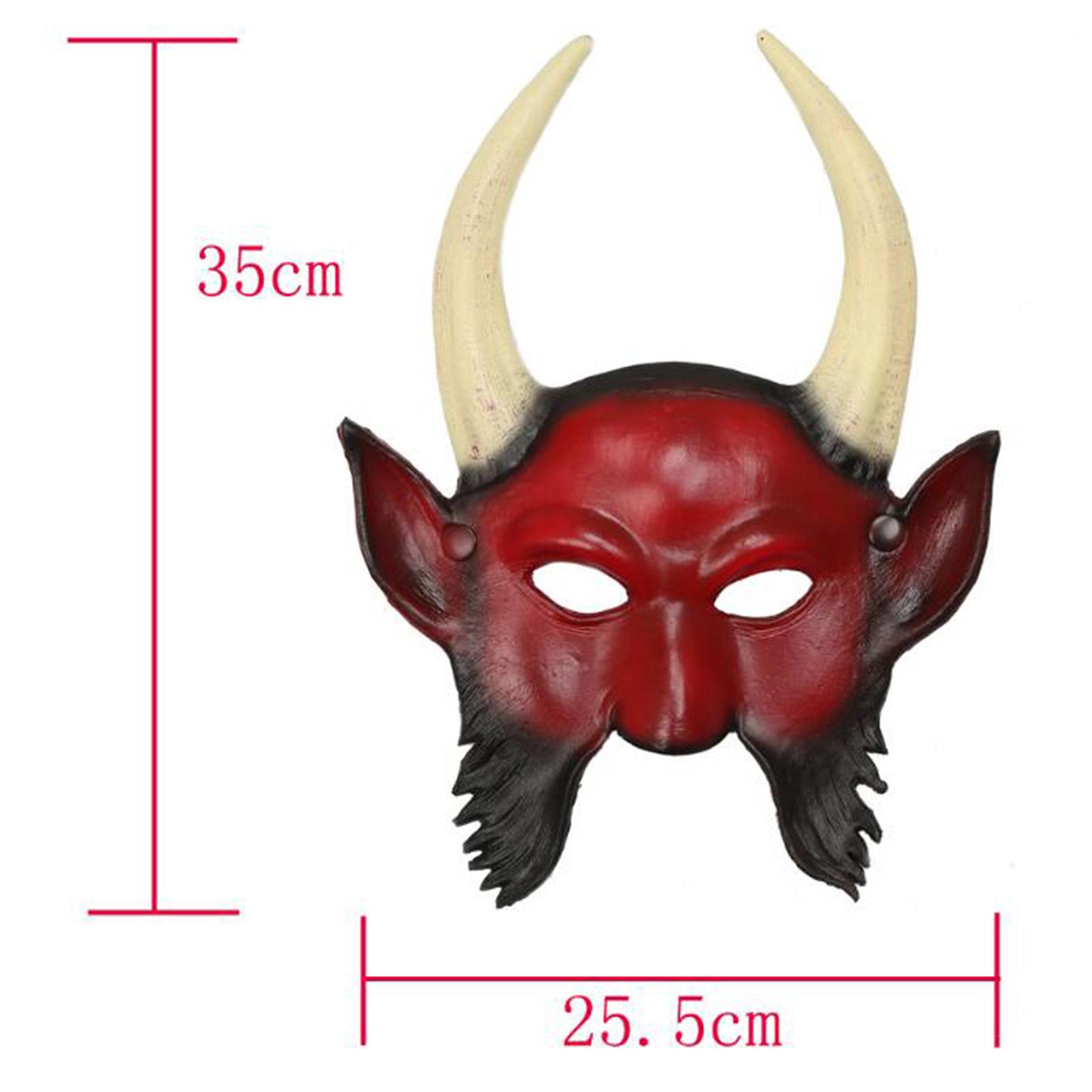Máscara Assustadora de Diabo p - Cosplay Prop Foam avaliação e preço