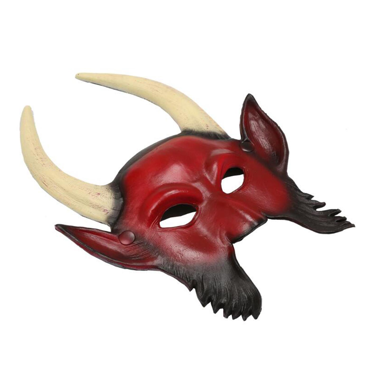 Máscara Assustadora de Diabo p - Cosplay Prop Foam avaliação e preço