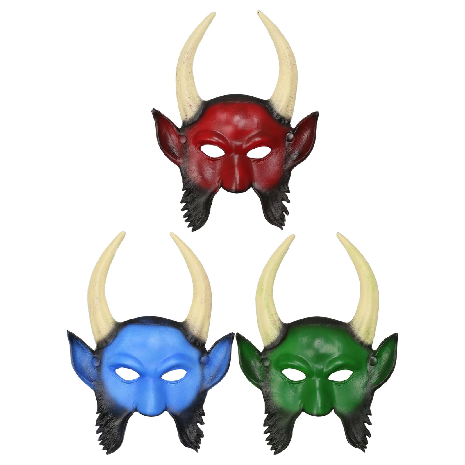 Máscara Assustadora de Diabo p - Cosplay Prop Foam avaliação e preço