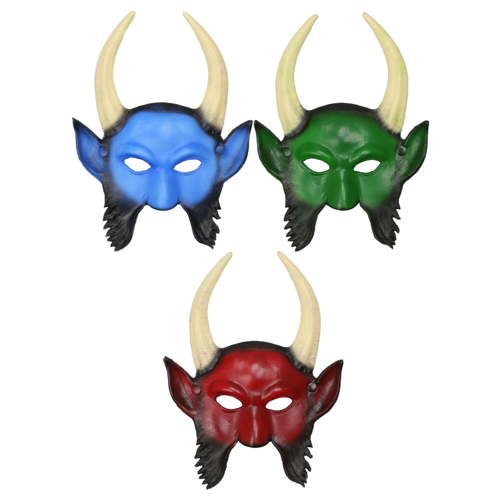 Máscara Assustadora de Diabo p - Cosplay Prop Foam avaliação e preço