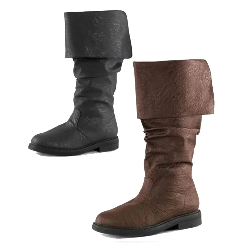 Botas medievais masculinas cav - Cosplay Prop Works avaliação e preço