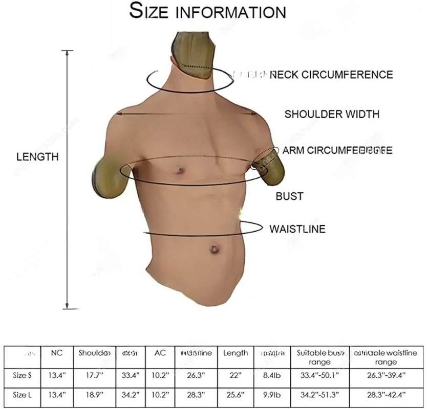 Terno masculino de silicone co - Cosplay Prop Designer avaliação e preço