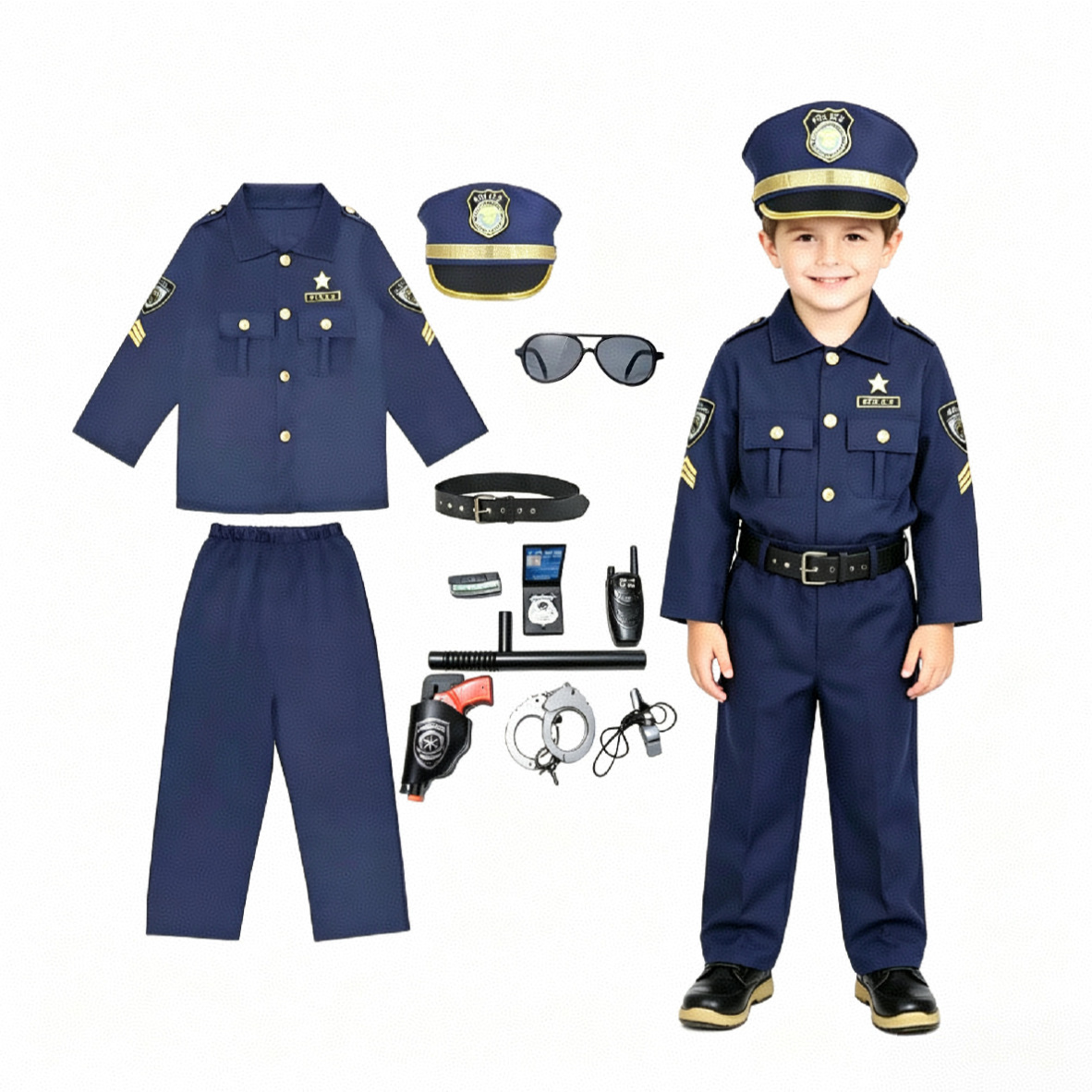 Fantasia Completa de Oficial I - Cosplay Prop Kit avaliação e preço