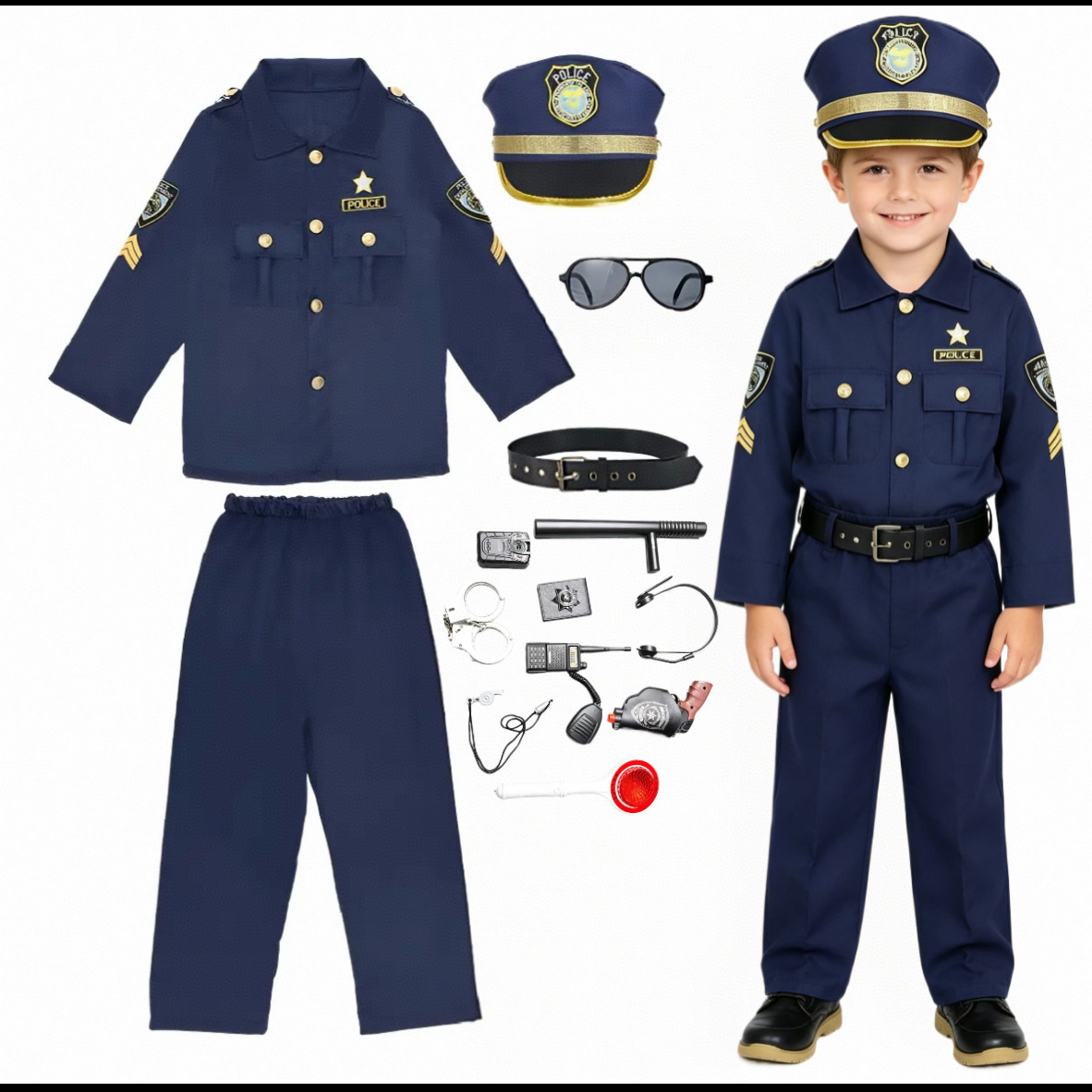 Fantasia Completa de Oficial I - Cosplay Prop Kit avaliação e preço