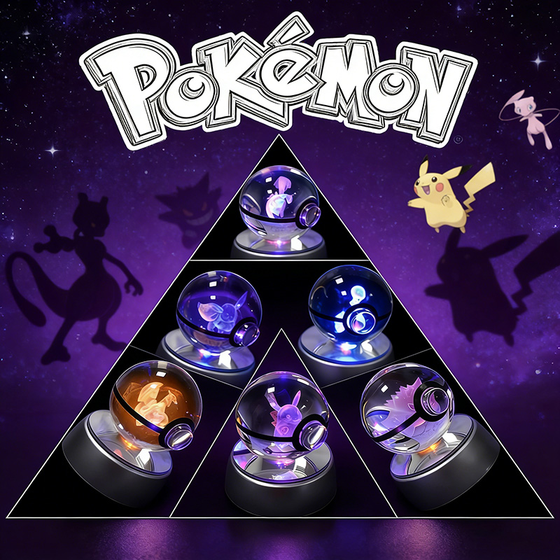 Poké Bola de Cristal Pokémon 3 - Pokeball Cosplay Prop avaliação e preço
