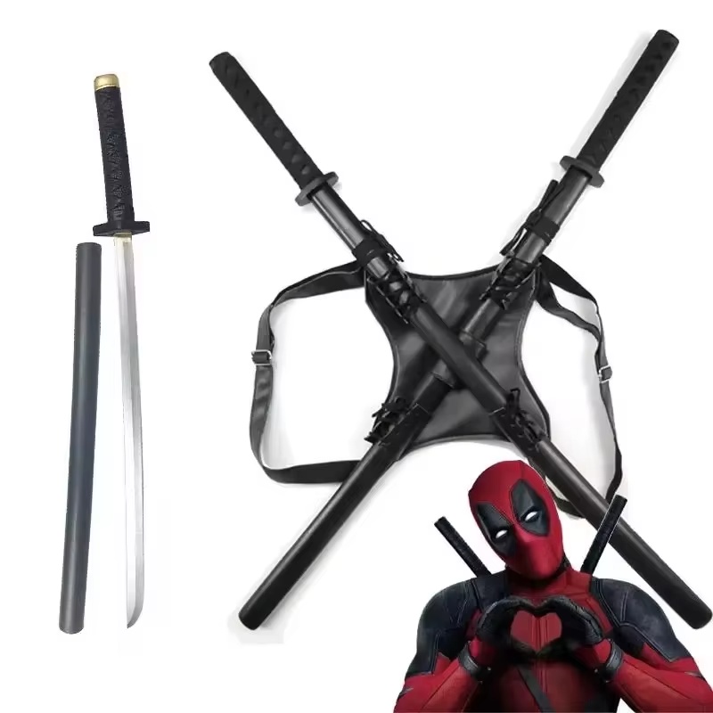 2025 novo 61cm deadpool katana - Cosplay Prop Knife avaliação e preço