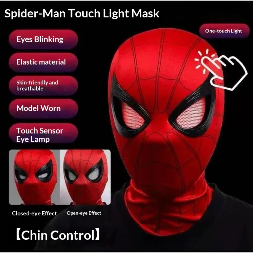 Máscara do Homem-Aranha com Ol - Cosplay Prop Display avaliação e preço