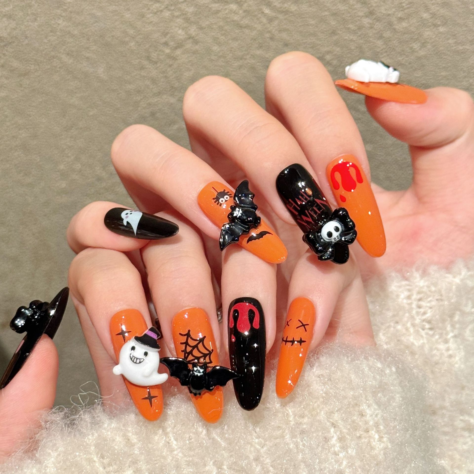 10 Unidades de Unhas Postiças  - Cosplay Bat Prop avaliação e preço